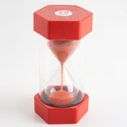 Reloj de arena 30 segundos - rojo