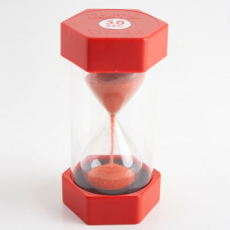 Reloj de arena 30 segundos - rojo