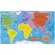 Puzzle mapa del Mundo Magnético versión Inglés