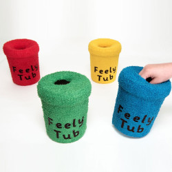 Feely Tubs - 4 galledes per a jocs de tacte