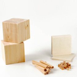 Base 10 Maxi - Set de conceptos numéricos set avanzado con 560 piezas de madera