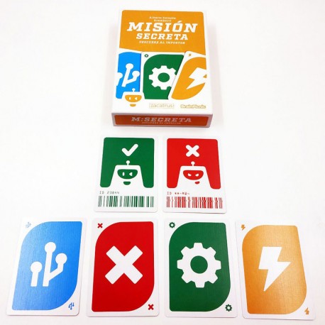 Missió Secreta - joc de cartes d'identitats ocultes per a 4-10 jugadors