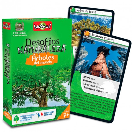 Desafíos de la Naturaleza: Árboles del Mundo - juego de cartas para 2-6 jugadores