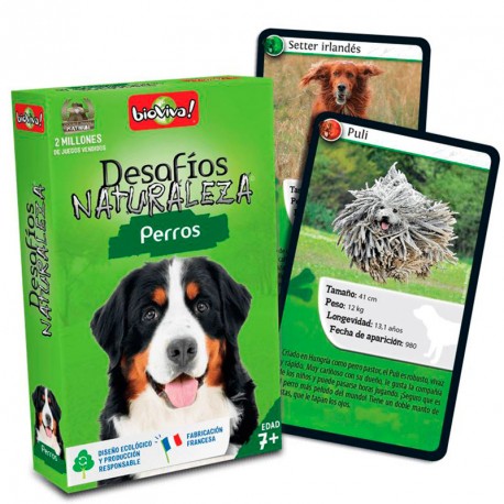 Desafíos de la Naturaleza: Perros - juego de cartas para 2-6 jugadores