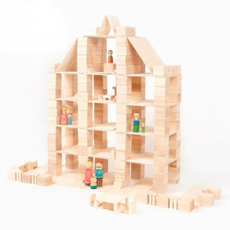 336 bloques de madera natural - Just Blocks