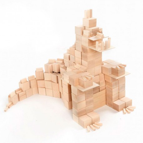 336 bloques de madera natural - Just Blocks