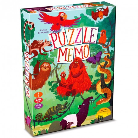 Puzzle Memo - juego de táctica y memoria para 2-4 jugadores