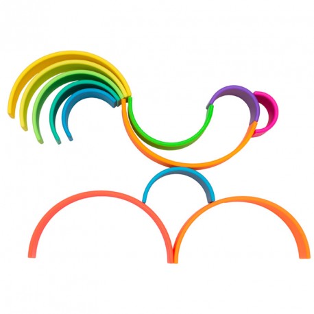 dëna Rainbow - El meu primer arc de sant marti de silicona colors neó 12 arcs