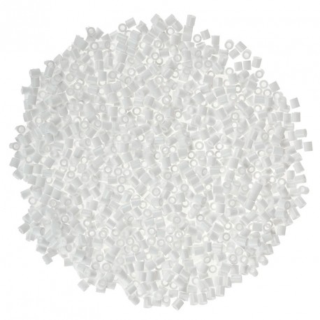 1000 perles Hama de color blanc (bossa)
