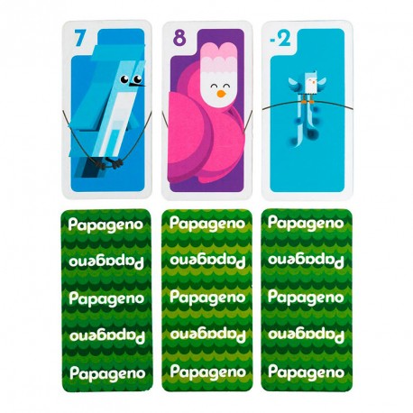 Papageno - intel·ligent joc amb cartes mini per a 2-5 jugadors