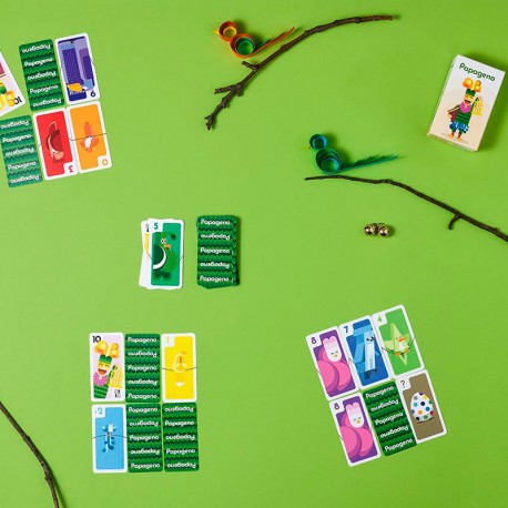 Papageno - intel·ligent joc amb cartes mini per a 2-5 jugadors