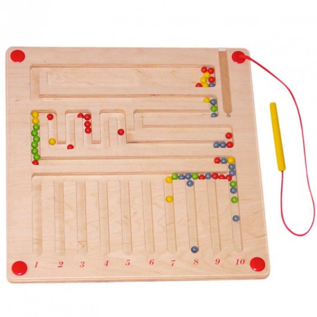 El laberinto magnético - juego de madera