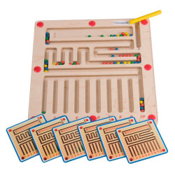 El laberinto magnético - juego de madera