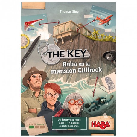 The Key: Robo en la mansión Cliffrock juego de investigación - Envío 24/48h   juegos de deducción