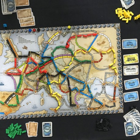 ¡Aventureros al tren! Europa - juego estratégico de tablero