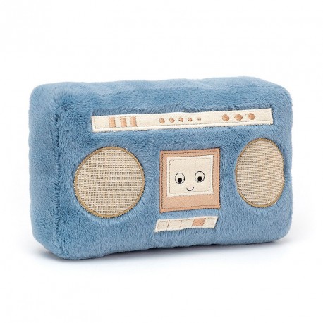 Peluche radiocassette Boombox Wiggedy