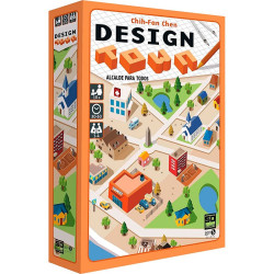 Design Town joc de cartes  d'estratègia i sort per a 1-4 jugadors