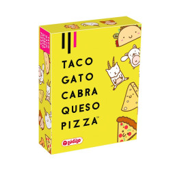 Taco, Gato, Cabra, Queso, Pizza - ràpid joc de percepció visual per a 3-6 jugadors