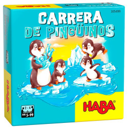 Carrera de Pingüinos - juego de carreras versión mini para 2-4 jugadores