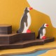 Pingüino - animal de madera