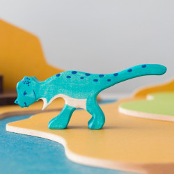 Pachicephalosaurio - dinosaurio de madera