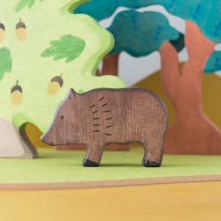 Javalí  - animal de madera