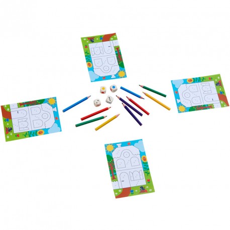 Multicolor - juego de colorear para 2-4 jugadores