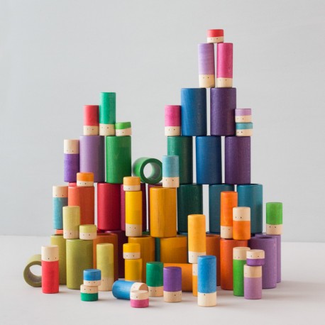 Lola - set de 72 coloridas piezas de madera