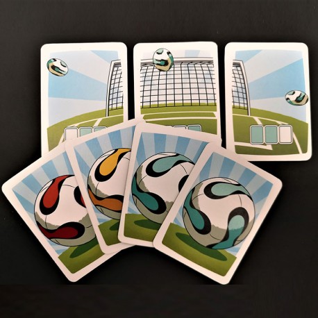 Los Futbolísimos Campo 4 - táctico juego de cartas para 2-4 futbolistas