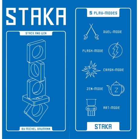 Staka - Creativo juego de destreza para 1-4 jugadores