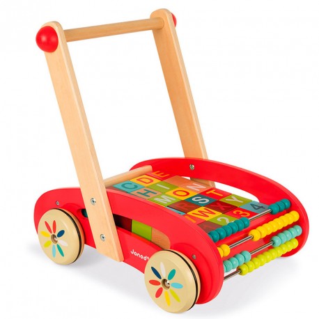 Carret ABC Buggy Tatoo - Caminador amb blocs de fusta