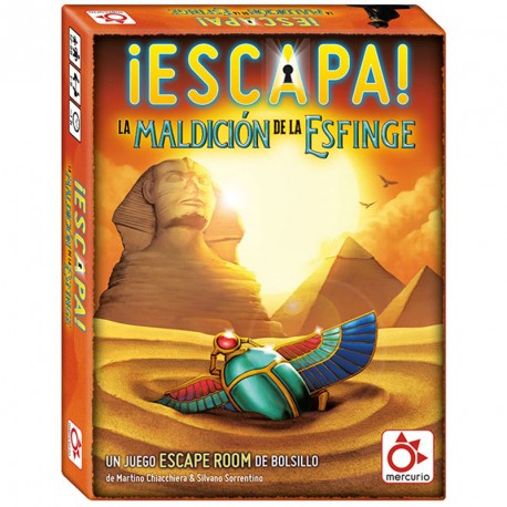 ¡Escapa! La Maldición de la Esfinge - Juego de escape room para 1-6 jugadores