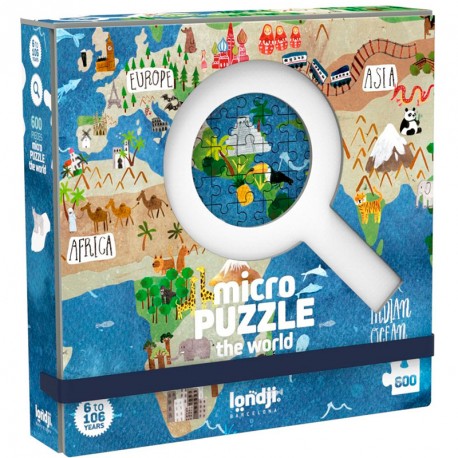 Micro Puzle Descubre El Mundo - 600 pzas.