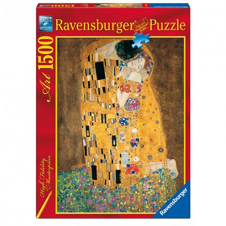 Puzzle Gustav Klimt El beso - 1500 pzas
