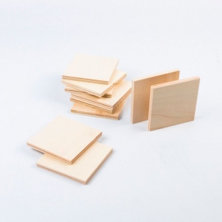 Base 10 de madera natural -  Set de conceptos numéricos set para el aula 121 piezas