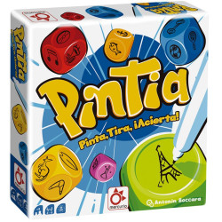 Pintia - joc invers de categories amb daus per a 3-6 jugadors