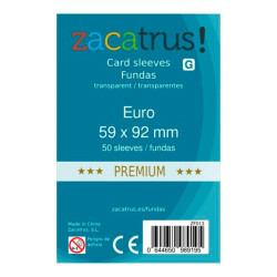 100 Fundes per a cartes G - EURO (59 x 92 mm)