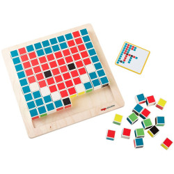 Coding Pixel - Juego de codificación analógica con cubos de madera