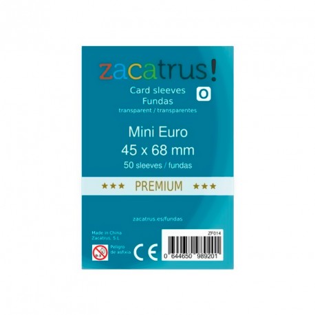 100 Fundes per a cartes - Mini EURO (45 x 68 mm)