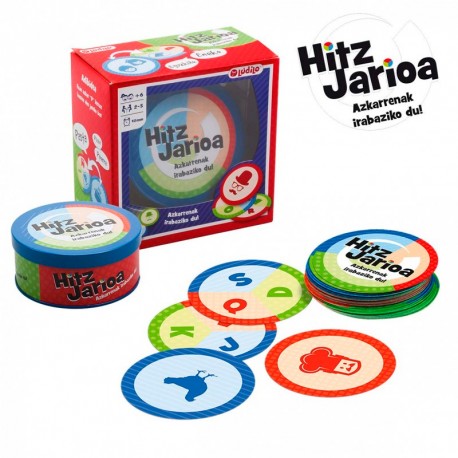 Hitz Jarioa (Palabrea) - juego de cartas y palabras en euskera