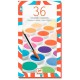 36 Pinturas acuarela en estuche