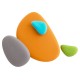 Fun Play 36 piedras tambaleantes de goma en colores Tierra con plantillas