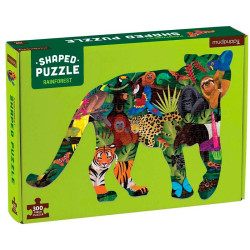 Puzzle Silueta de Tigre Rainforest - 300 pzas.