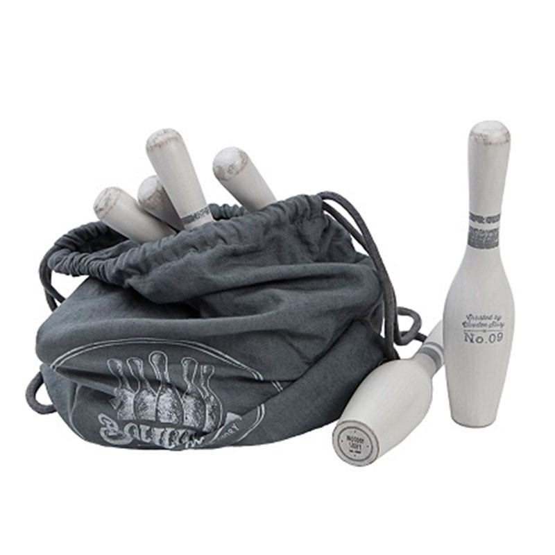 Juego de bolos vintage de madera de Wooden Story - envío 24/48 h