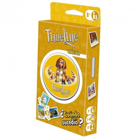 Time Line Clàssic (blister ECO) - joc de cartes de coneixements generals