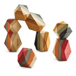 Geo Roques Apilables - Joc d'equilibri de fusta