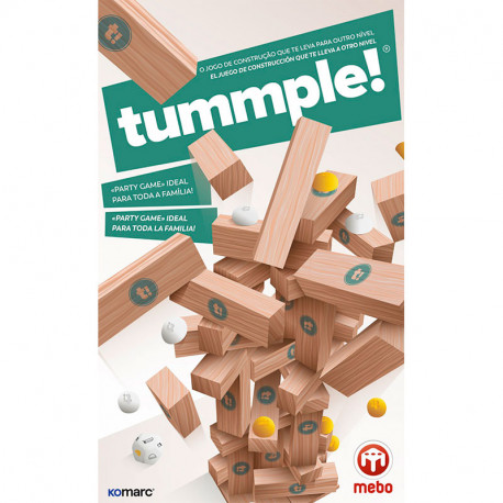 tummple! - juego familiar de construcción de madera