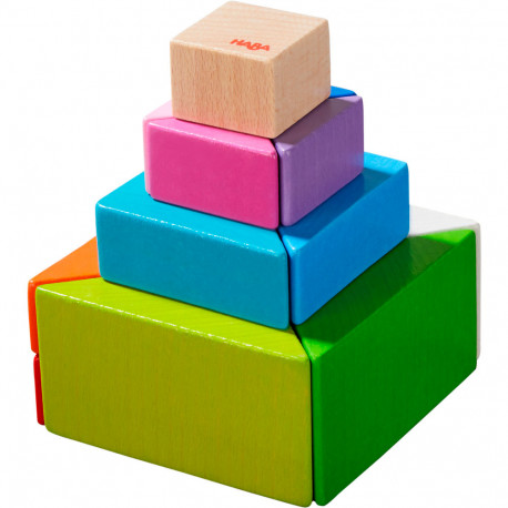 Cub Tangram - Joc de composició de fusta en 3D