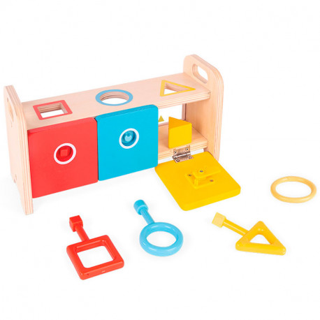 La caja de llaves Essentiel - juego de clasificación de formas y colores