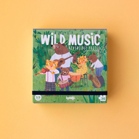 Wild Music - Puzzle reversible 36 pzas.